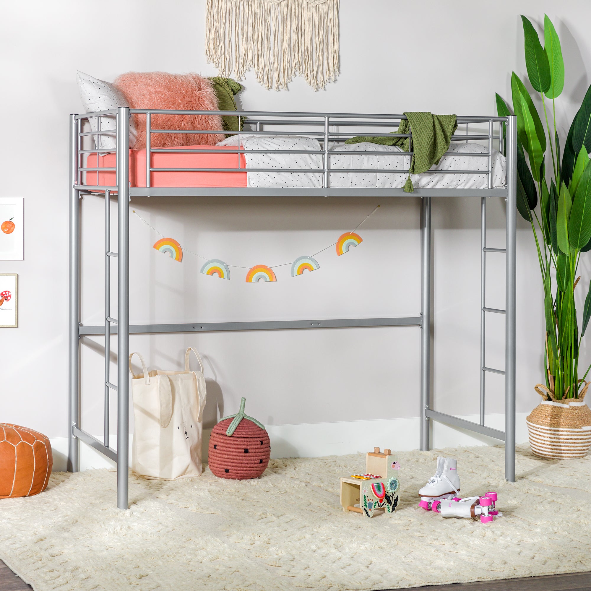 Sunset Twin Loft Bunk Bed – Walker Edison