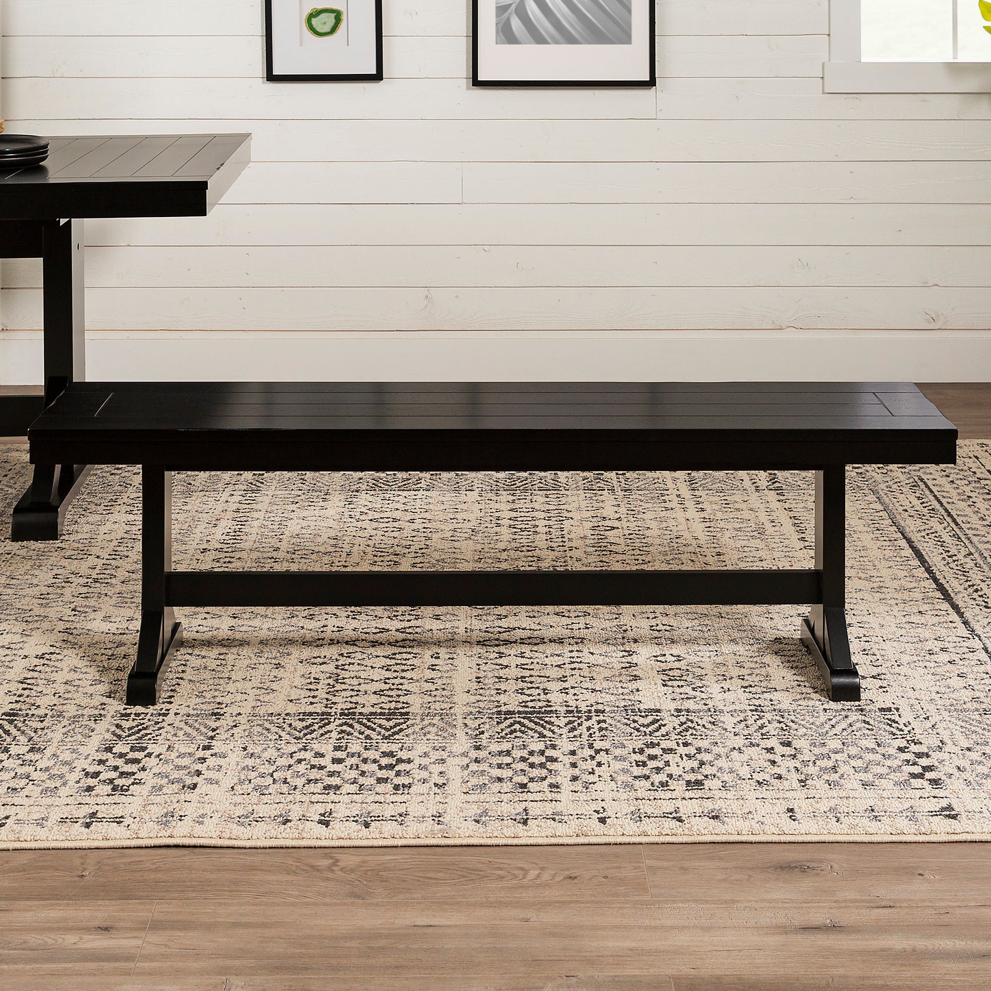 Millwright Solid Wood Dining Bench