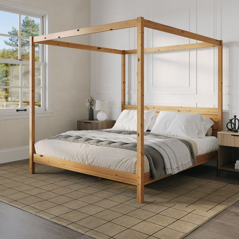 Canopy Queen Bedframe | Canopy King Bedframe | Minimalist Bedframe | Canopy Bedframe | Walker Edison