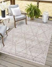 Nyla Bone Indoor & Outdoor Rug