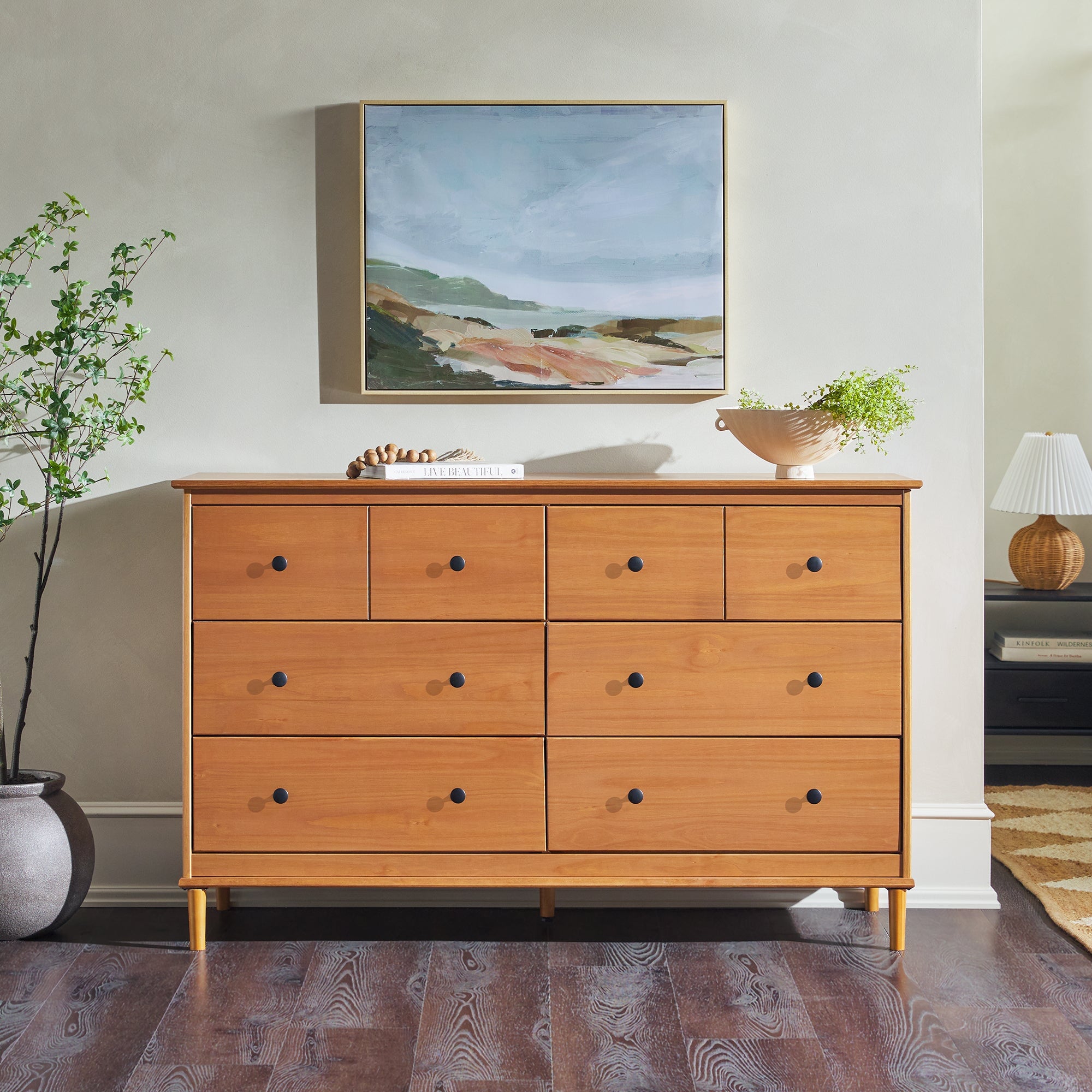 Spencer Solid Wood Transitional Dresser: Timeless Style – Walker Edison