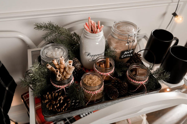 How to Style your Bar Cart for the Holidays