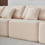 Walker Edison | Minimalist U-Shaped Sectional Modular Couch Thumbnail