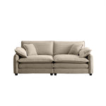 Walker Edison | Cloud Deep Corduroy Loveseat Couch Thumbnail