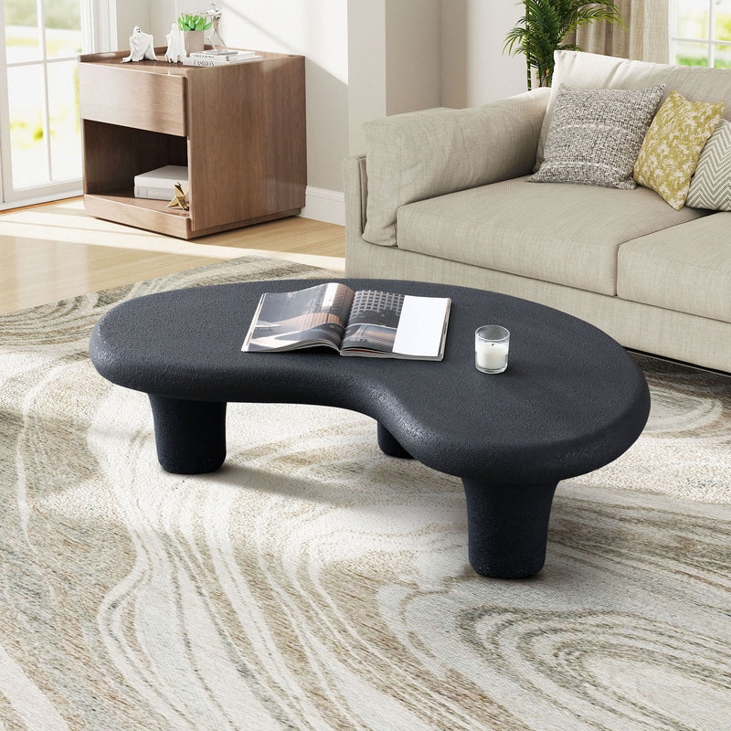 Walker Edison | Modern Cloud Shape Coffee Table