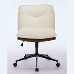 Walker Edison | Oversize Criss-Cross Desk Chair with Wheels Thumbnail