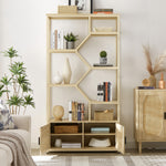 Walker Edison | Rattan Bookshelf Storage Cabinet Thumbnail