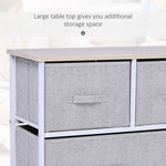 Walker Edison | Minimalist 5 Drawer Horizontal Storage Cube Organizer Thumbnail