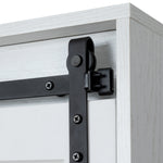 Walker Edison | Farm Slide Barndoor Armoire Storage Thumbnail