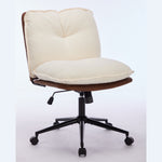 Walker Edison | Oversize Criss-Cross Desk Chair with Wheels Thumbnail