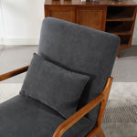 Walker Edison | Modern Accent Chair with One Pillow Thumbnail