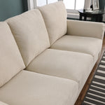 Walker Edison | Chenille Country Rustic 3 Seater Sofa Thumbnail