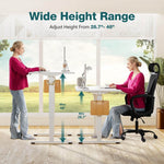 Walker Edison | White Electric Height Adjustable Standing Desk Thumbnail