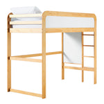 Adyn Contemporary Twin Loft Bunk Bed with Ladder Thumbnail