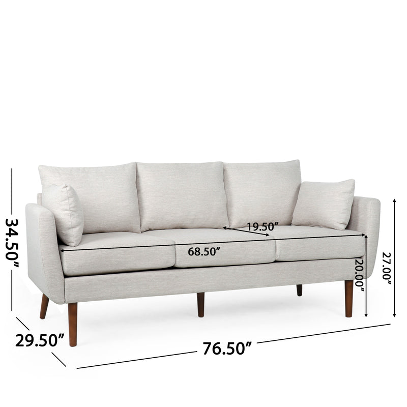 Walker Edison | Elevated Traditional Sofa Beige