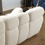 Walker Edison | Marshmallow Cloud Boucle 3 Seater Sofa Thumbnail