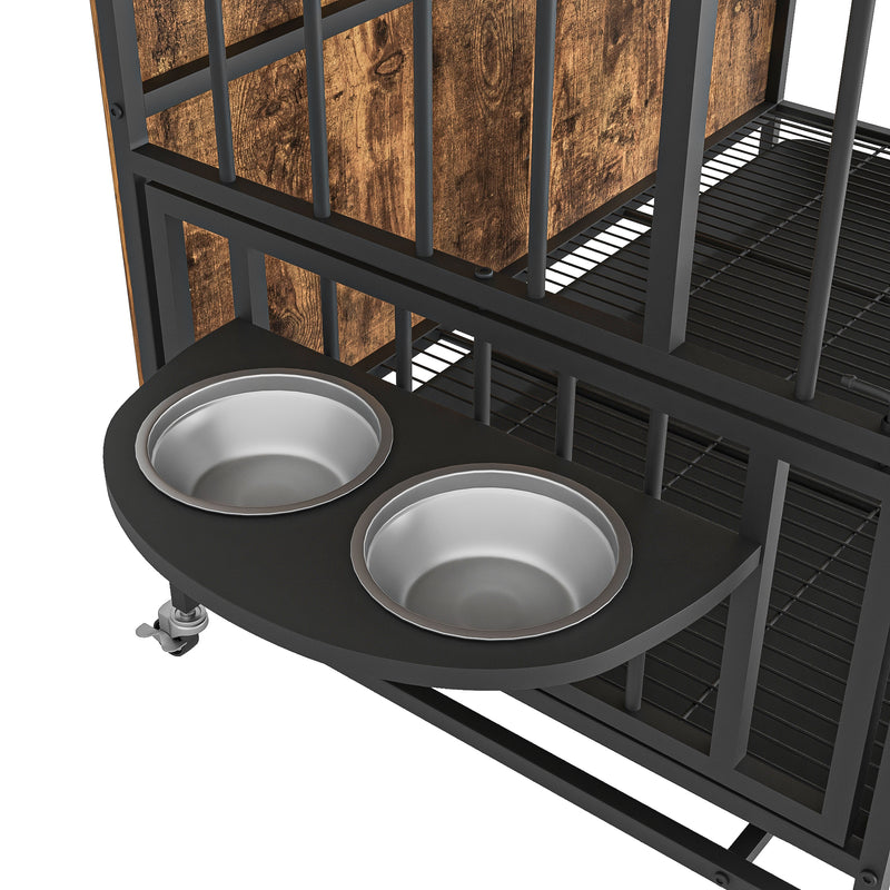 Walker Edison | Modern Kennel Dog Crate Table