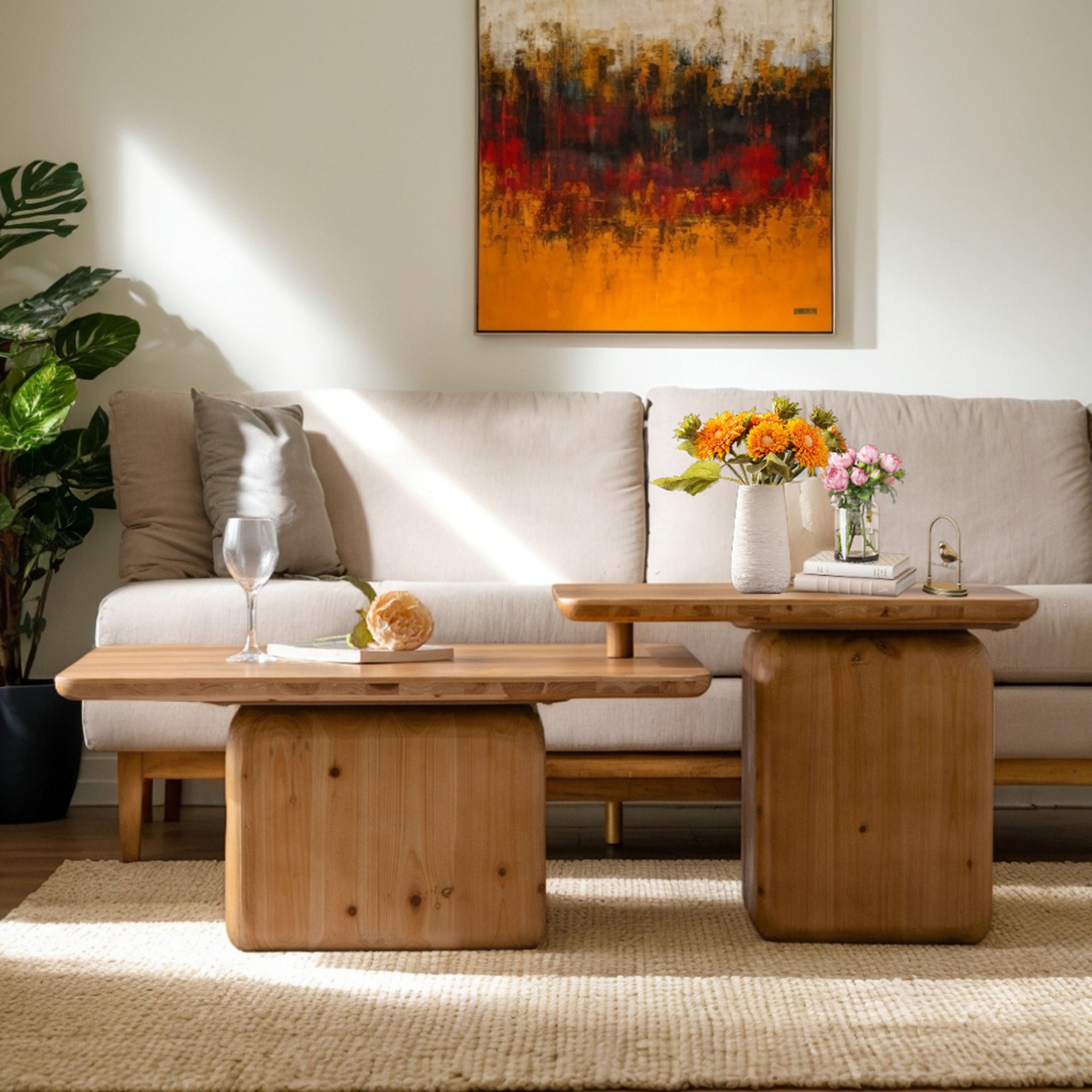 Walker Edison Coffee Table - Thumbnail 3