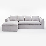 Walker Edison | Cloud Deep Seat Sectional Sofa Thumbnail