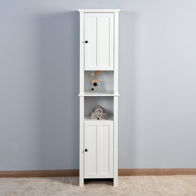 Walker Edison | Tall Slim Storage Cabinet