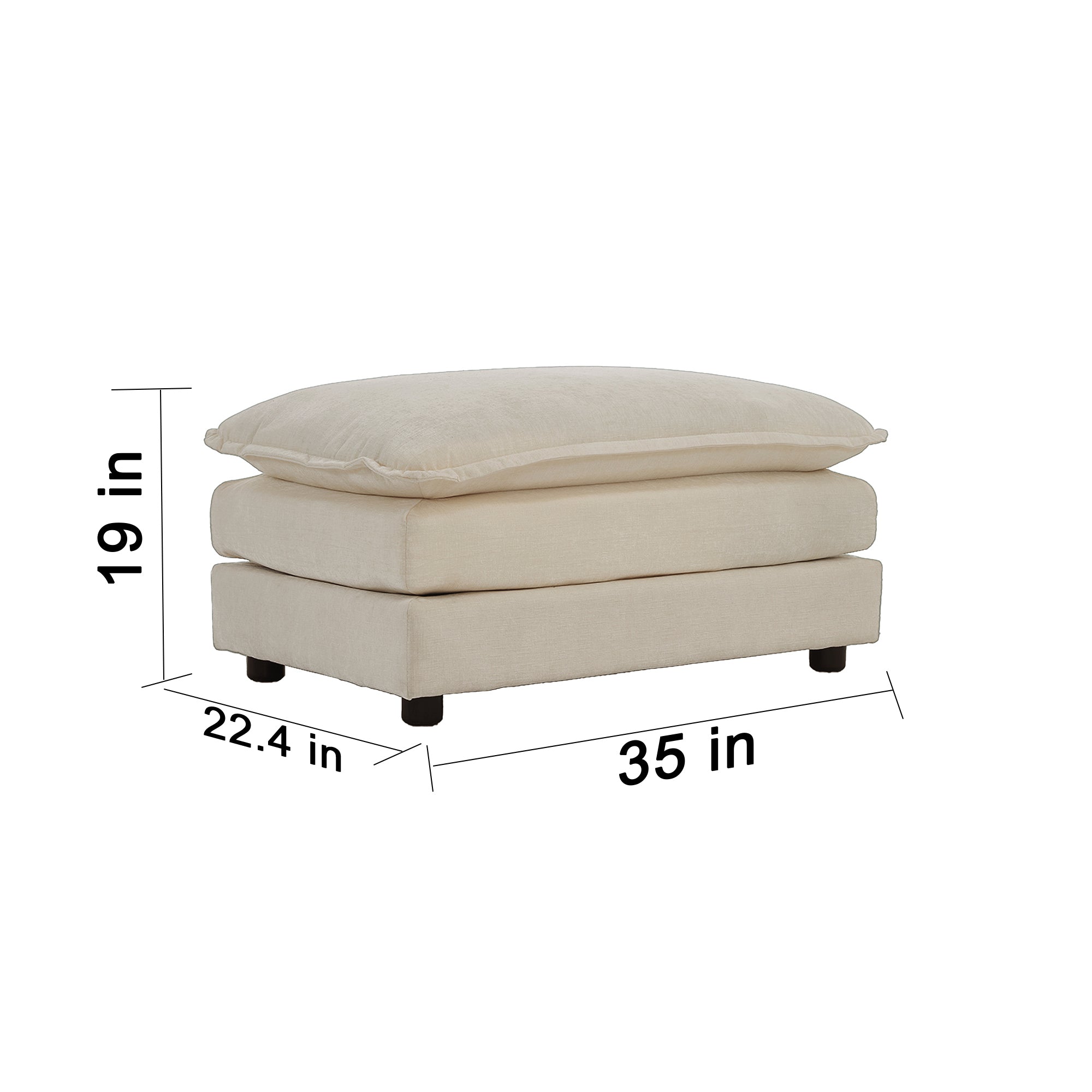 Walker Edison Sectional Sofa - Thumbnail 3
