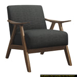 Walker Edison | Elevated Traditional Upholstered Accent Chair Thumbnail