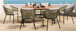 Walker Edison | All-Weather Outdoor 7 Pieces Patio Dining Set Thumbnail