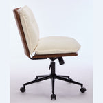 Walker Edison | Oversize Criss-Cross Desk Chair with Wheels Thumbnail