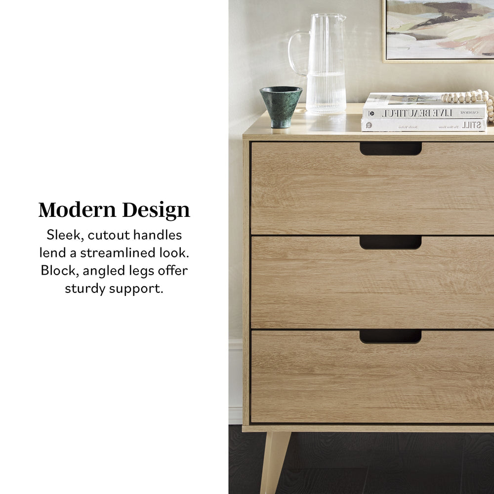 Sloane Hans Mid-Century Modern Angle-Leg Dresser Walker Edison Sloane Hans Mid-Century Modern Angle-Leg Dresser Walker Edison