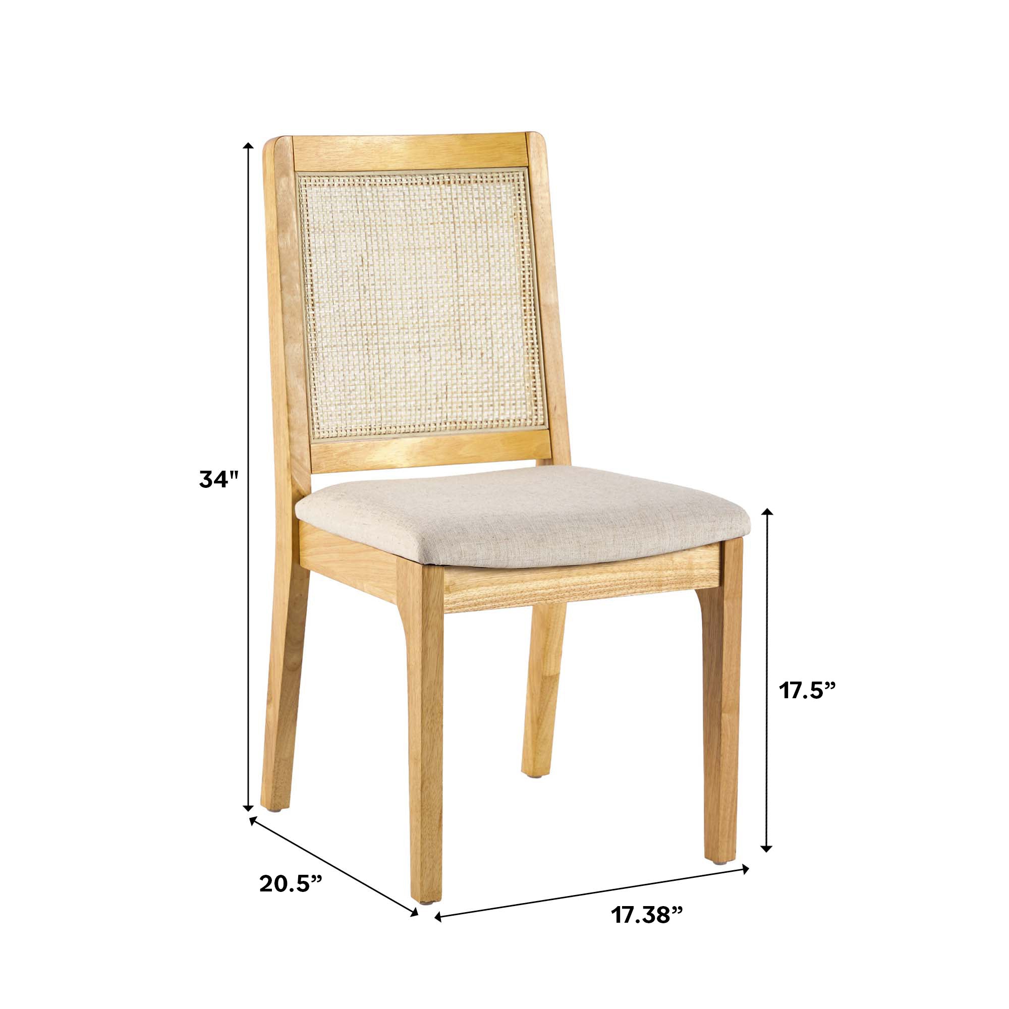 Walker Edison Catalina Dining Chair - Thumbnail 3