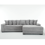 Walker Edison | Corduroy Right L-Shaped Sectional Cloud Couch Thumbnail