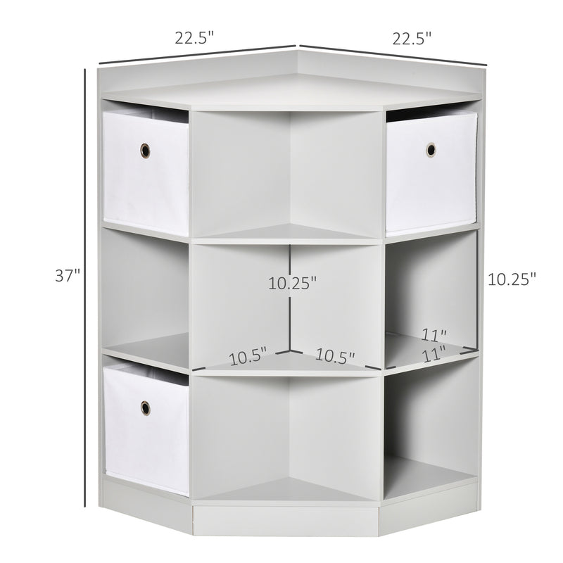 Walker Edison | Kids Corner Cubby Storage Cabinet