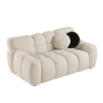 Walker Edison | Boucle Marshmallow Cloud Loveseat Sofa Thumbnail