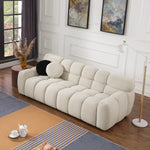 Walker Edison | Marshmallow Cloud Boucle 3 Seater Sofa Thumbnail