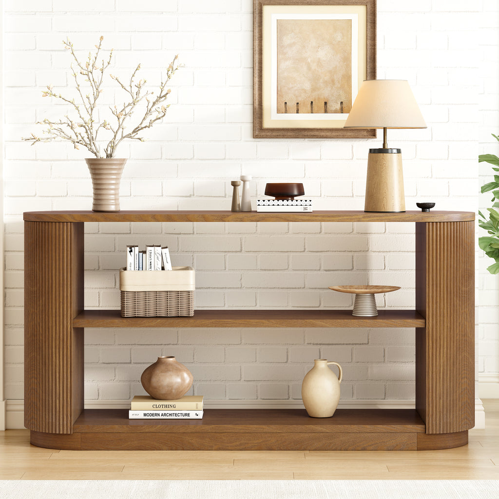 Fluted Modern Entryway Console Table | Walker Edison