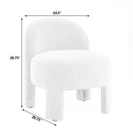 Walker Edison | Minimalist Plush Accent Chair Thumbnail