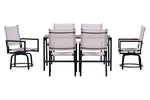 Walker Edison | Weather Proof 7 Piece Outdoor Dining Set Thumbnail