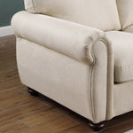 Walker Edison | Chenille Country Rustic 3 Seater Sofa Thumbnail