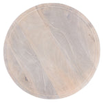 Walker Edison | Contemporary Round Solid Wood End/Side Table Thumbnail