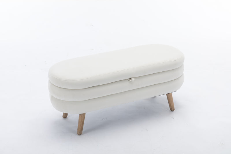 Walker Edison | Velvet Storage Bench