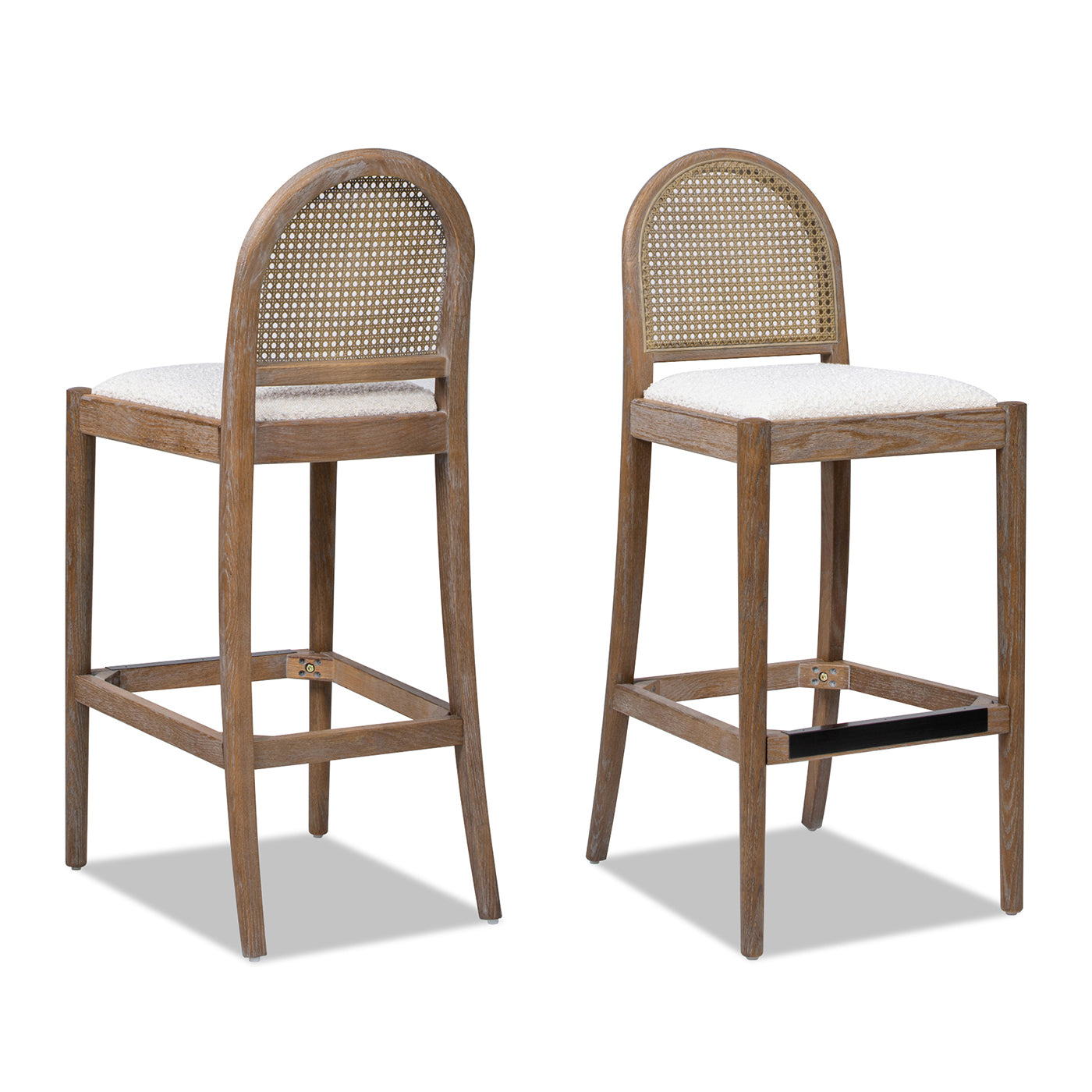 Walker Edison Panama Bar Stool - Thumbnail 3