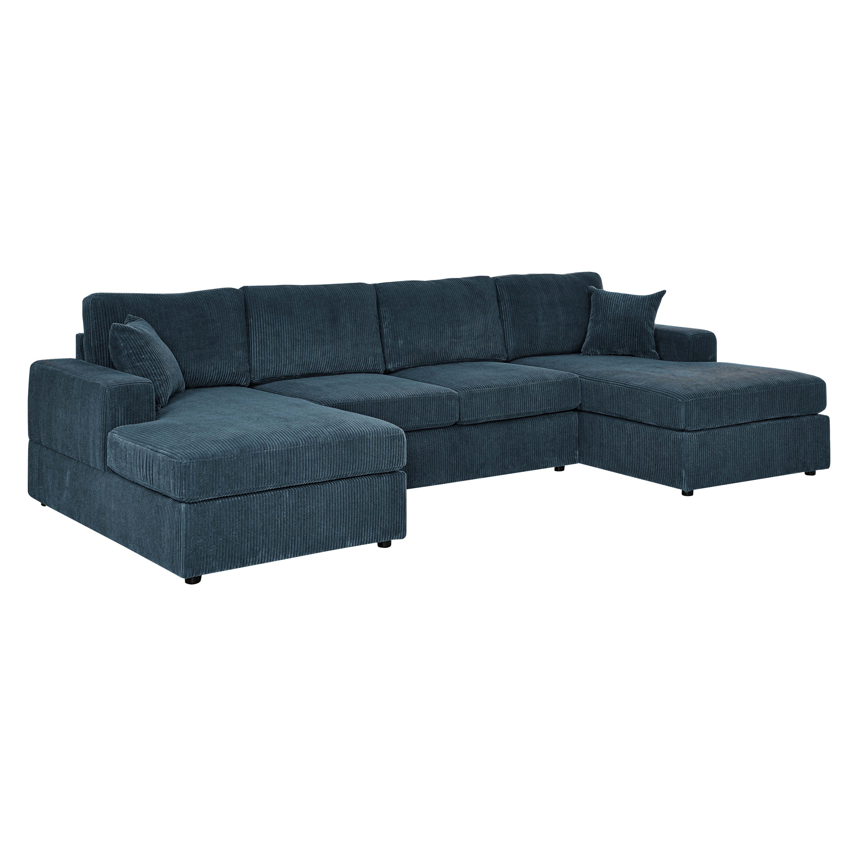 Walker Edison Sectional Sofa - Thumbnail 2
