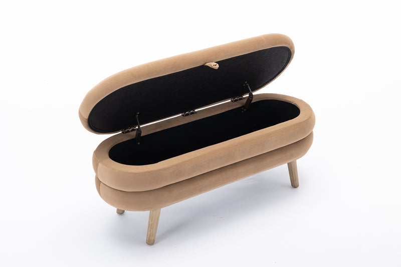 Walker Edison| Velvet Storage Bench