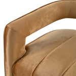 Walker Edison | Modern Luxury Curved Velvet Accent Chair Thumbnail