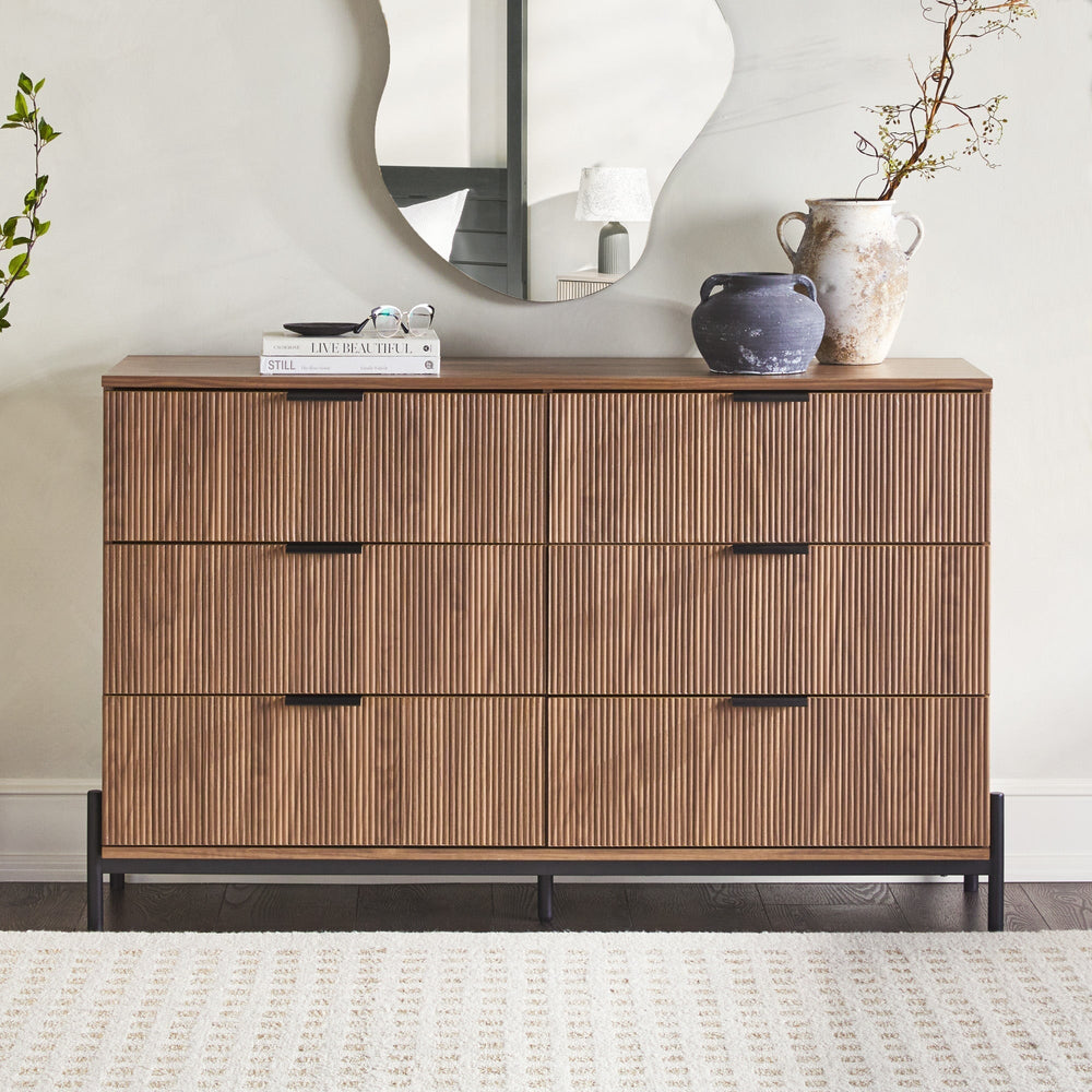 paris modern scandinavian reeded dresser product info and reviews Trendy Reeded Dresser