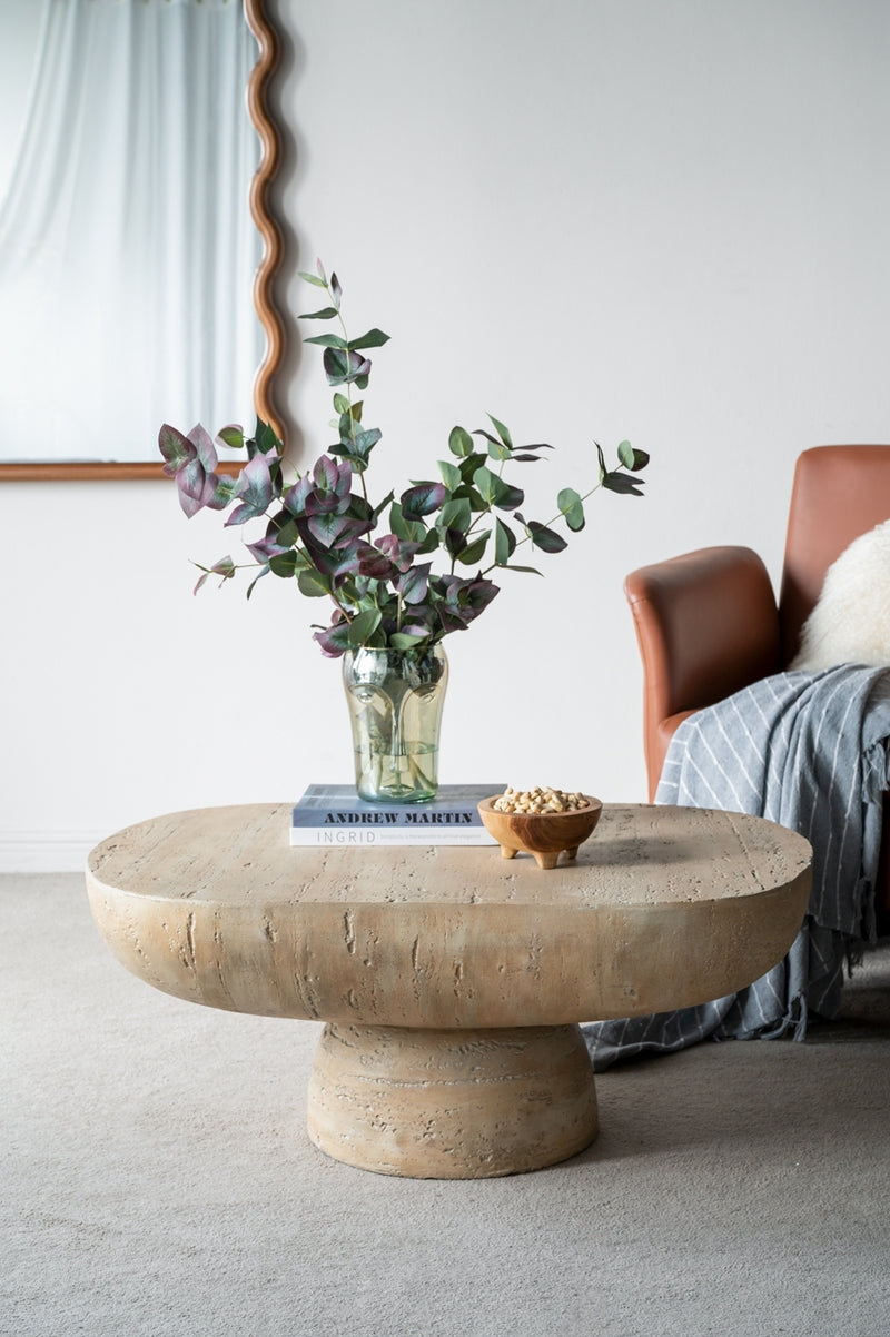 Walker Edison | Minimalist Oval Coffee Table