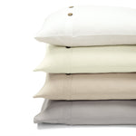 LushDecor - Belgian Flax Linen Rich Cotton Blend Duvet Cover 3 Piece Set Thumbnail