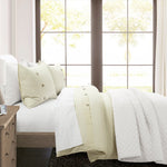 LushDecor - Belgian Flax Linen Rich Cotton Blend Duvet Cover 3 Piece Set Thumbnail