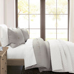 LushDecor - Belgian Flax Linen Rich Cotton Blend Duvet Cover 3 Piece Set Thumbnail