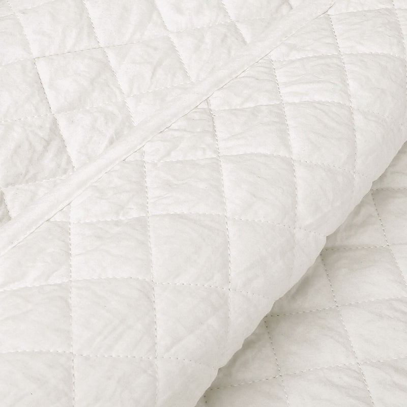 LushDecor - Ava Diamond Oversized Cotton Quilt Set